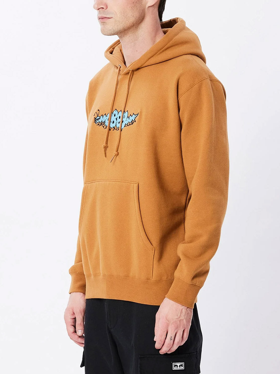 Orange obey online hoodie