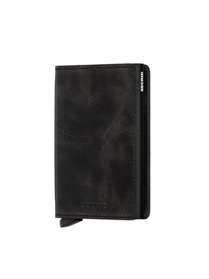 Slim wallet - Vintage look leather