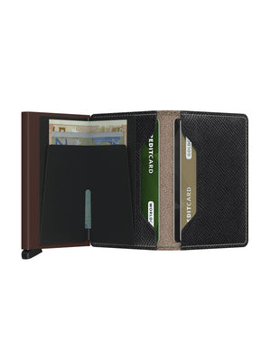 Slim wallet - Saffiano leather