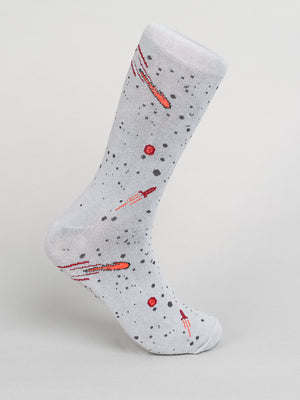 Outer space cotton socks
