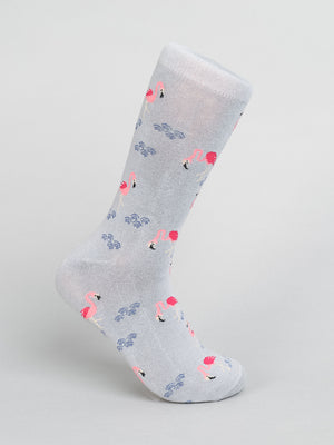 Flamingo cotton socks