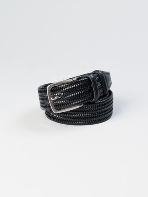 4553 - Made in Italy braided leather belt
