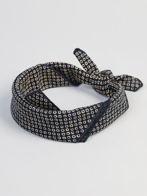 Shibu Shibori bandana printed in Japan