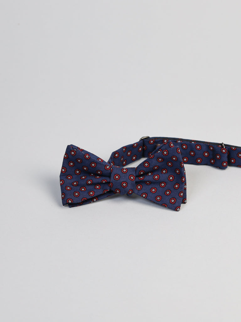 ID Made in Brooklyn Flower Dot Cotton Bow Ties