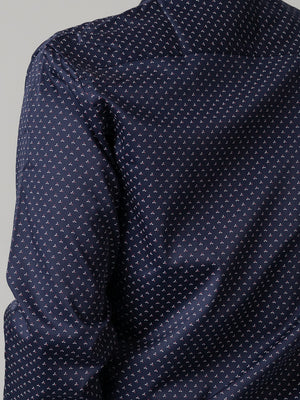 Slim and regular fit ID cotton long-sleeve dress shirt