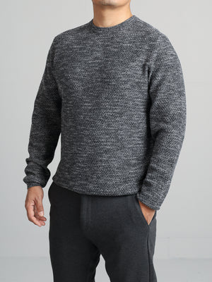 Romeo - honeycomb knit merino wool sweater
