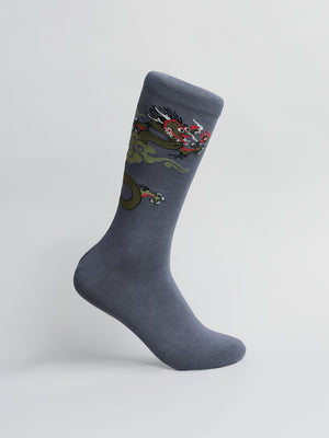 Dragon cotton socks