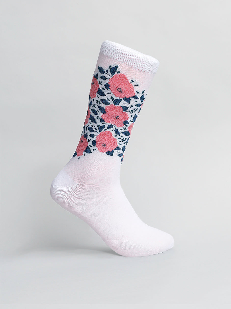 Roses cotton socks