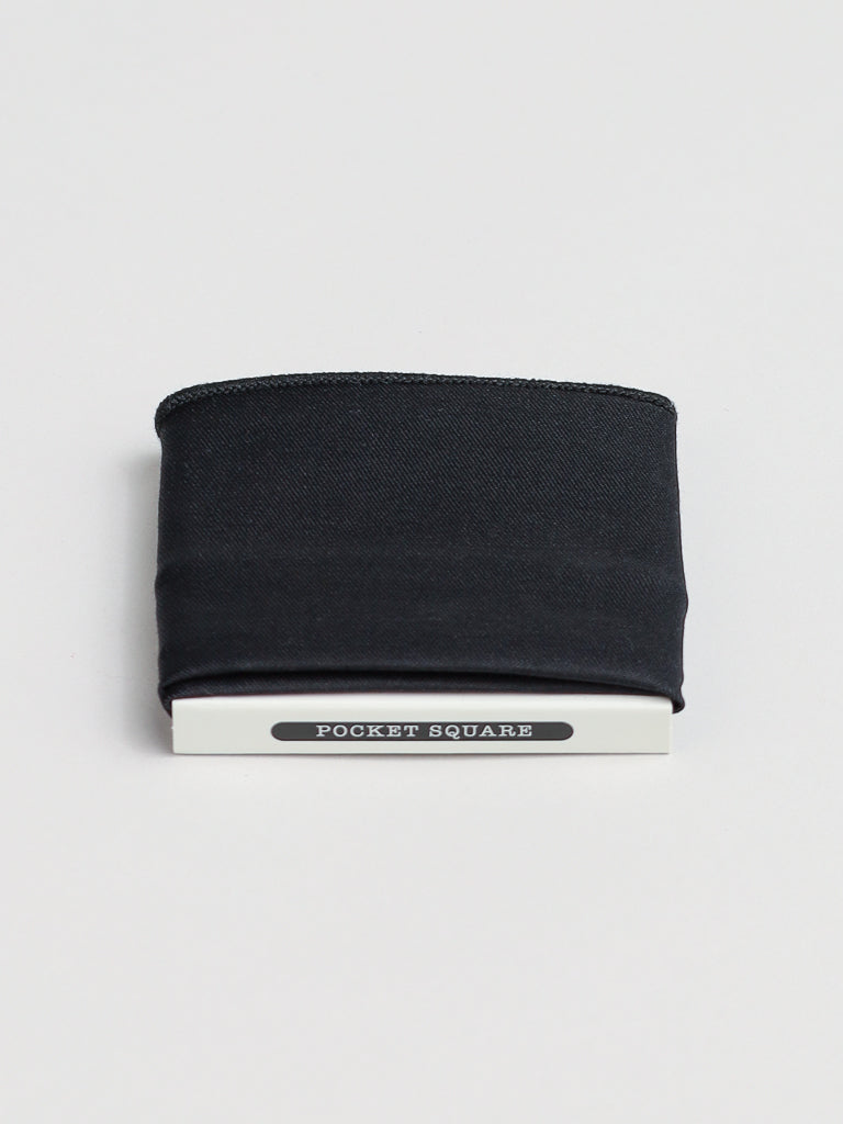 ID Made in Brooklyn Black Cotton Pocket Squares