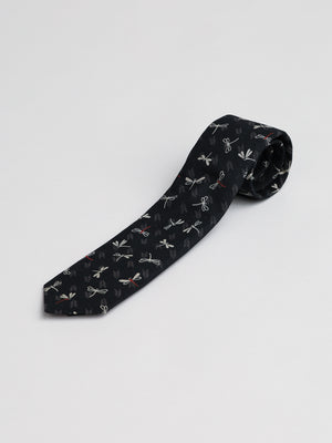 Japanese printed cotton tie