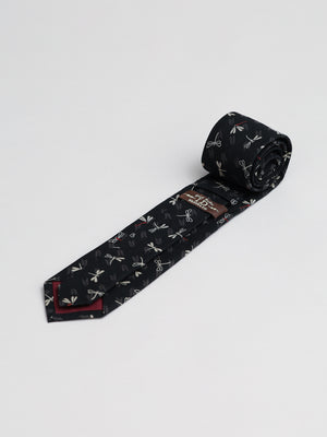 Japanese printed cotton tie