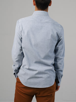 Akira - long-sleeve cotton button-down shirt