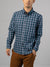 Wade Cotton Plaid and Stripe Long Sleeve Button Down Shirt