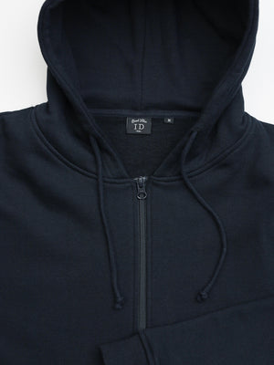Everyday basic zip-up hoodie