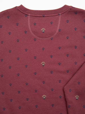 Mysore - Indian woodblock print pattern sweatshirt