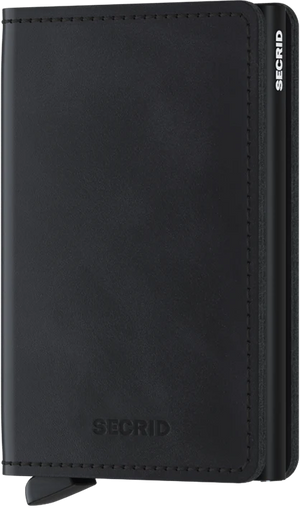 Slim wallet - Vintage look leather